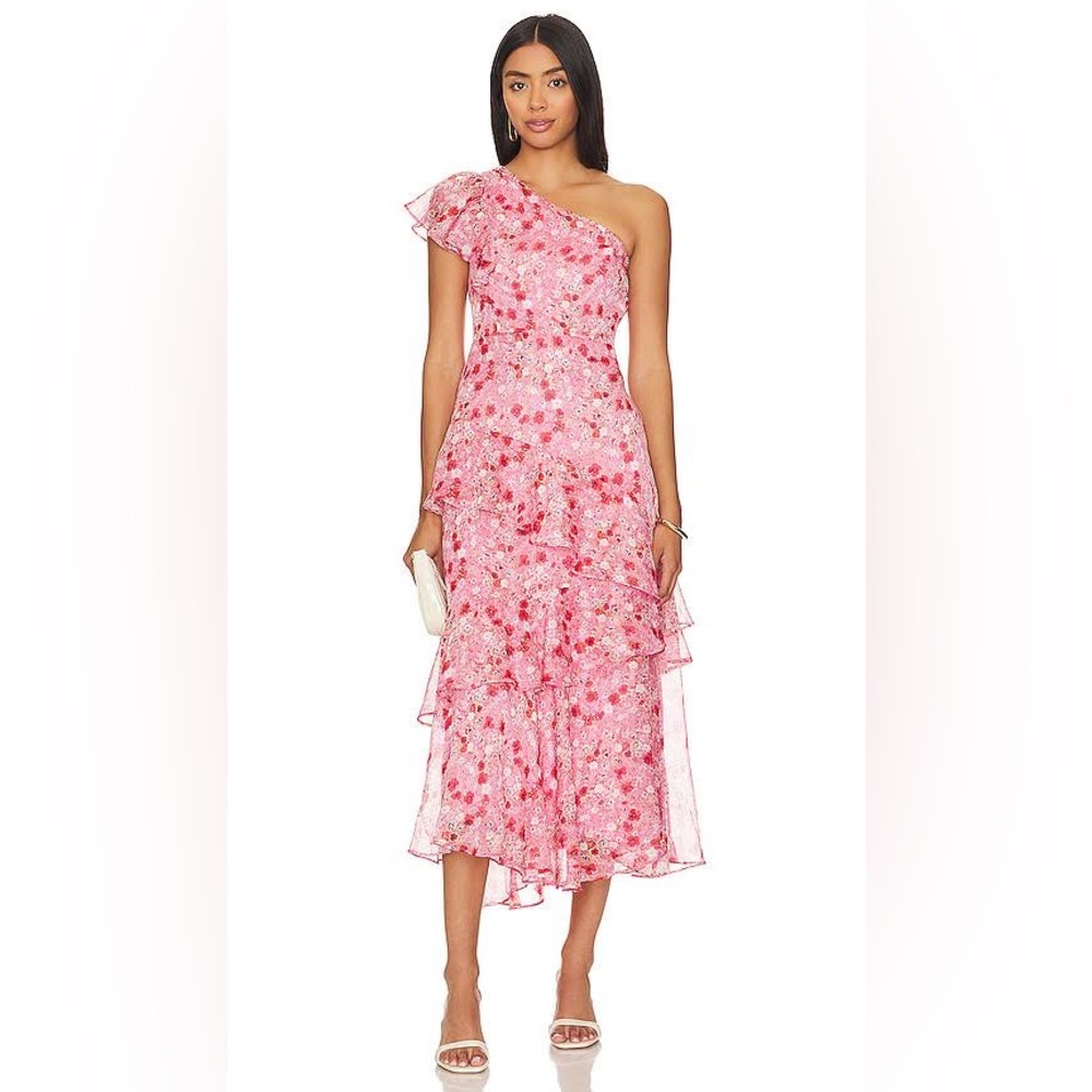 Astr the Label Victoriana Dress, Pink, L